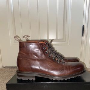 Collection Brandon Burnished Leather Ankle Boots